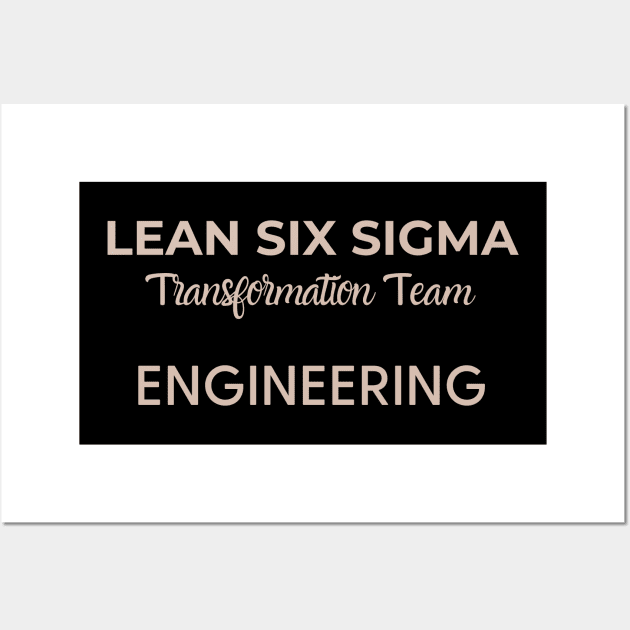 Lean Transformation Team Engineering Wall Art by Viz4Business